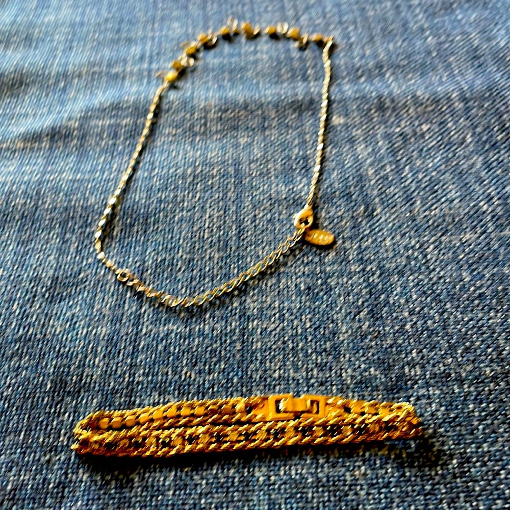 Costume Jewelry- necklace and bracelet